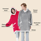 Sherpa Fleece Wearable Blanket Short