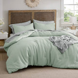 Cotton Waffle Weave Comforter Set