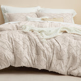 Boho Tufted Embroidery Comforter Set