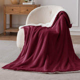 Sherpa and Fleece Reversible Blanket