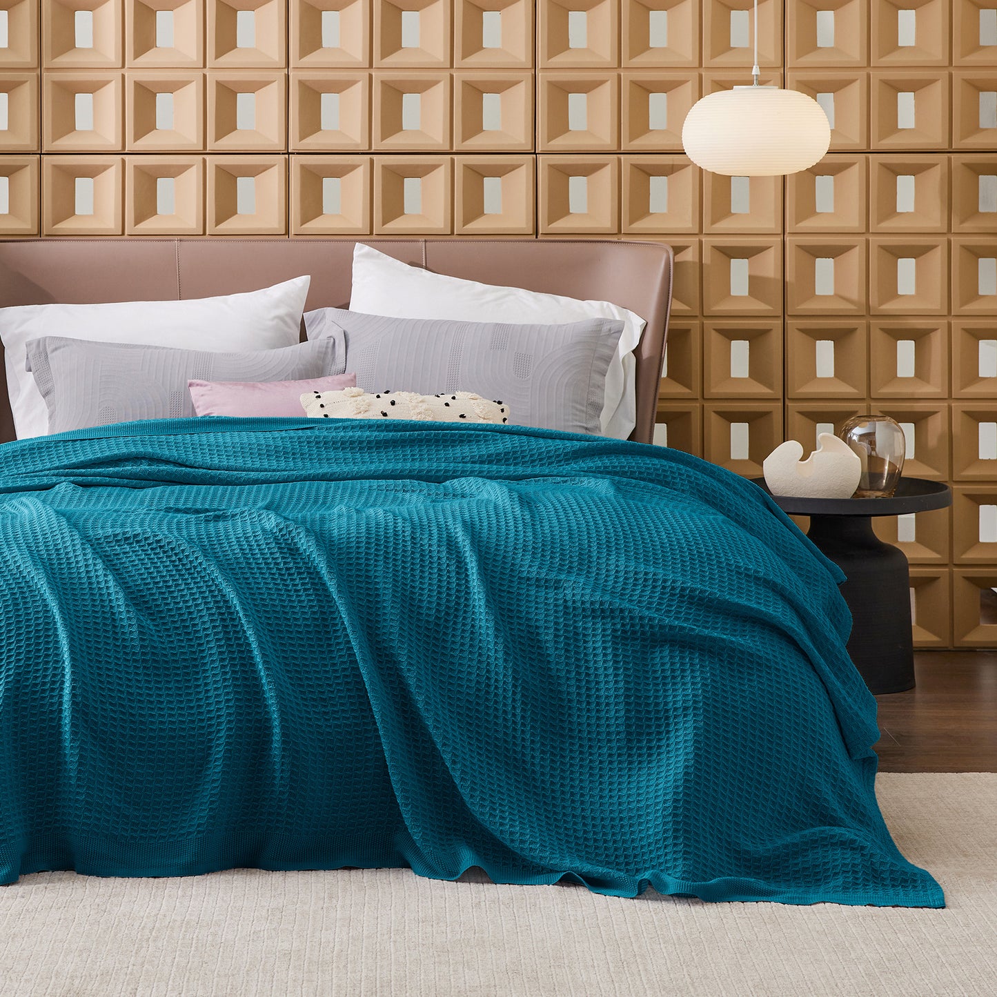 GentleSoft™ Cotton Waffle Weave Blanket