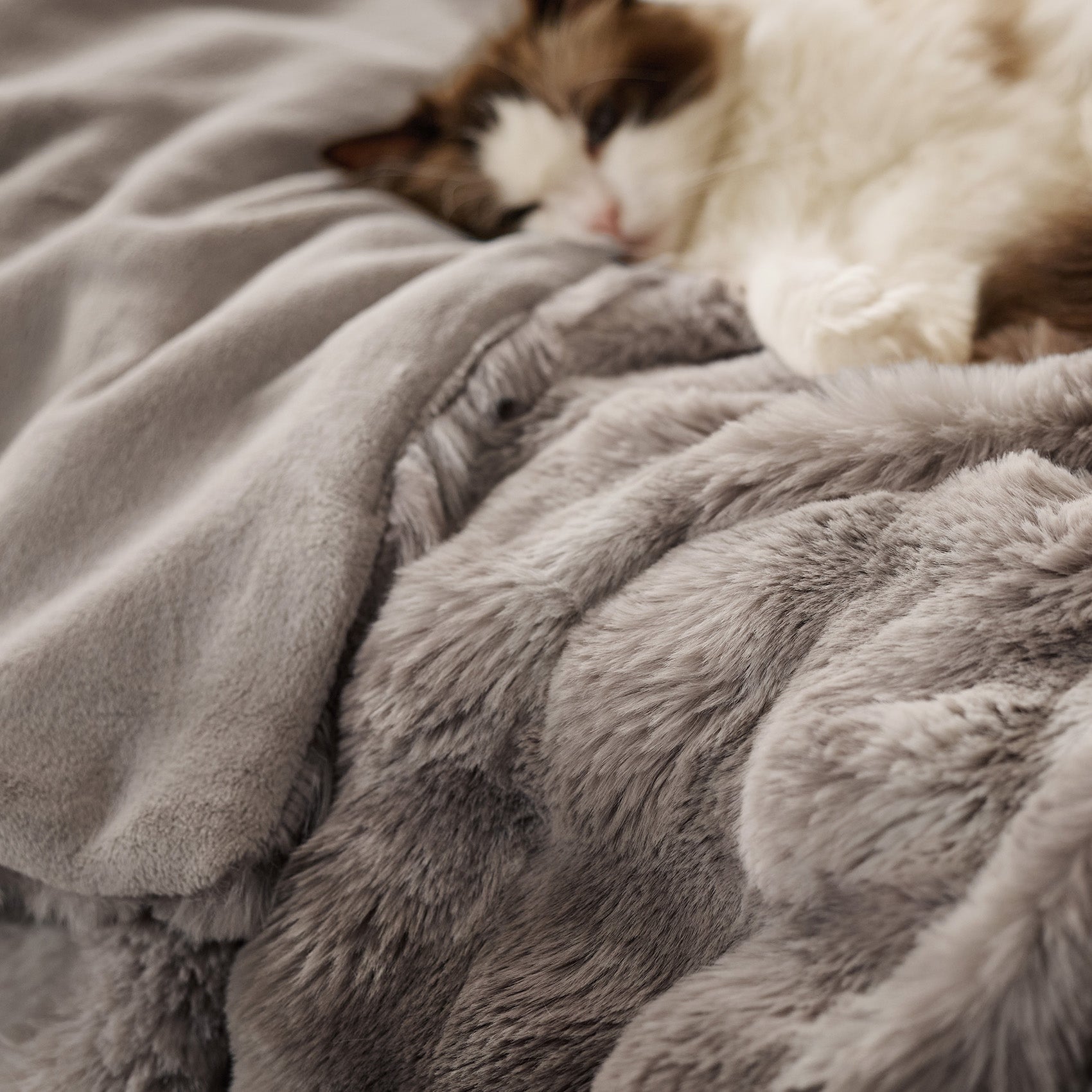 GentleSoft™ Bubble Faux Fur Blanket ( )