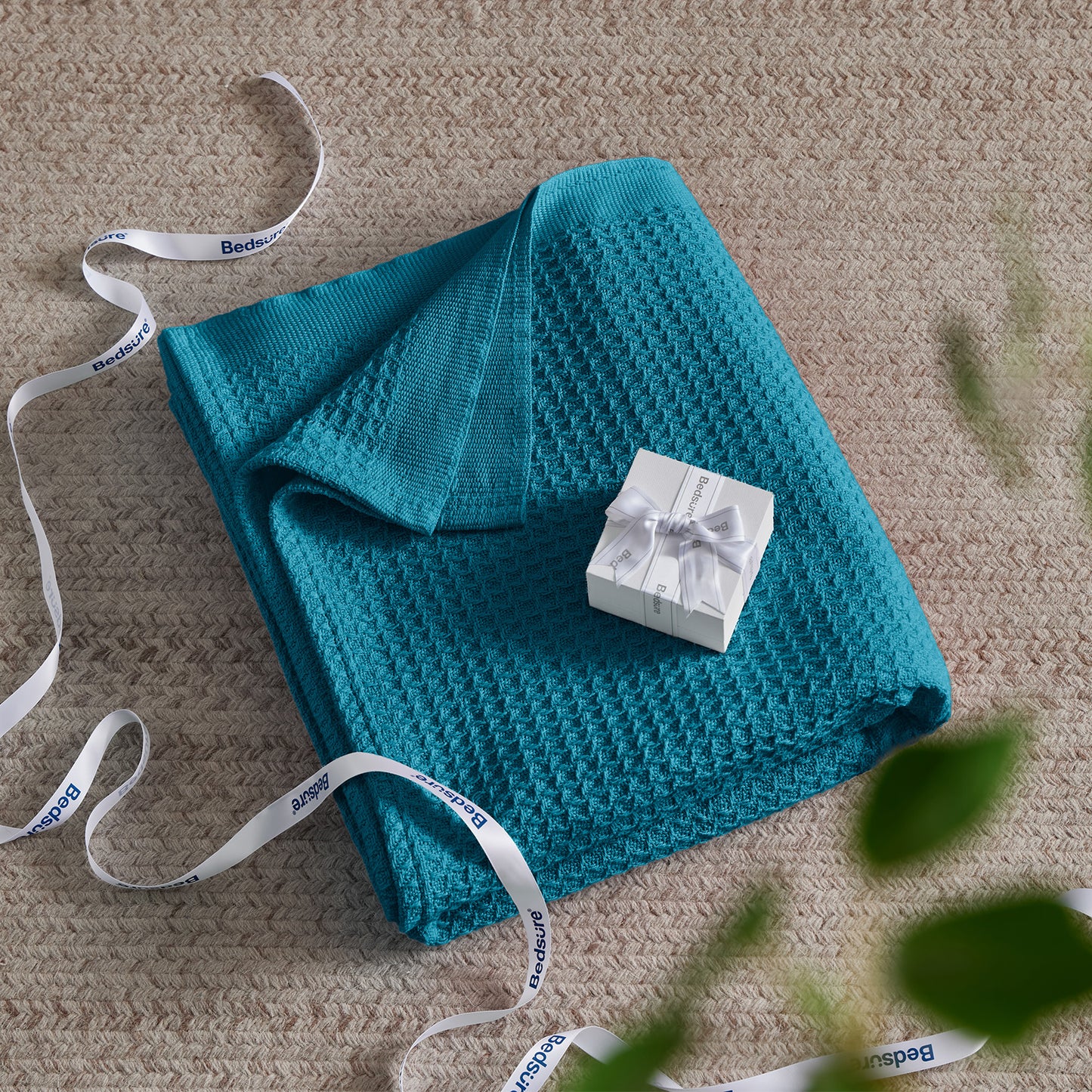 GentleSoft™ Cotton Waffle Weave Blanket