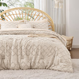 Boho Tufted Embroidery Comforter Set