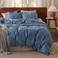 Cotton Linen Hybrid Duvet Cover Set
