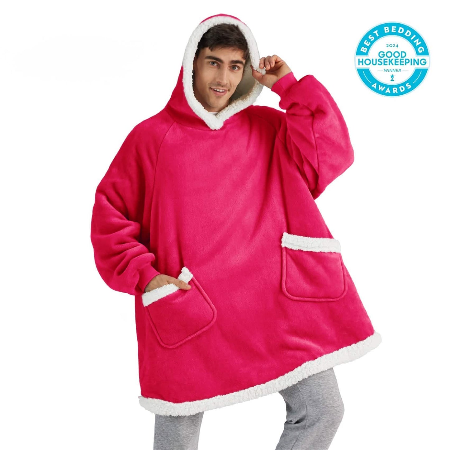 Sherpa Fleece Wearable Blanket