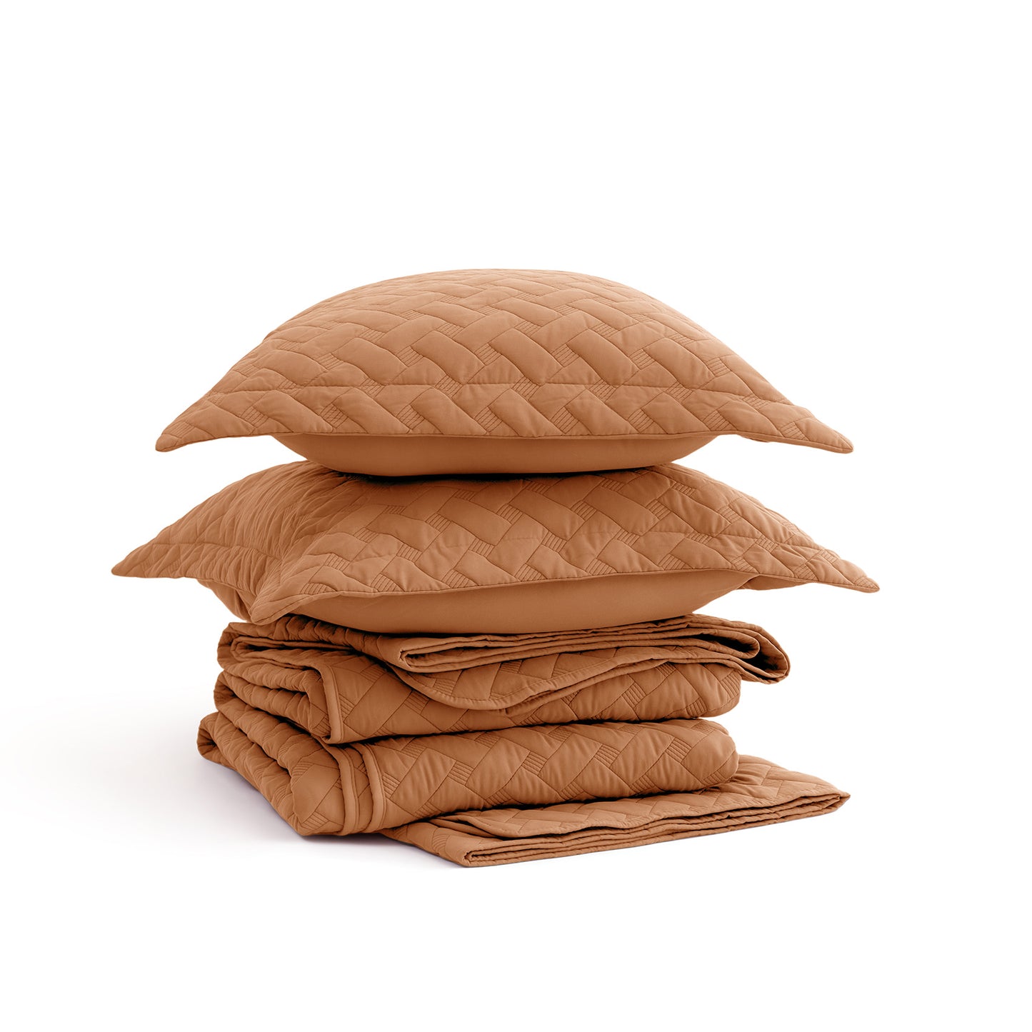 GentleSoft™ Basket-weave Quilt Set