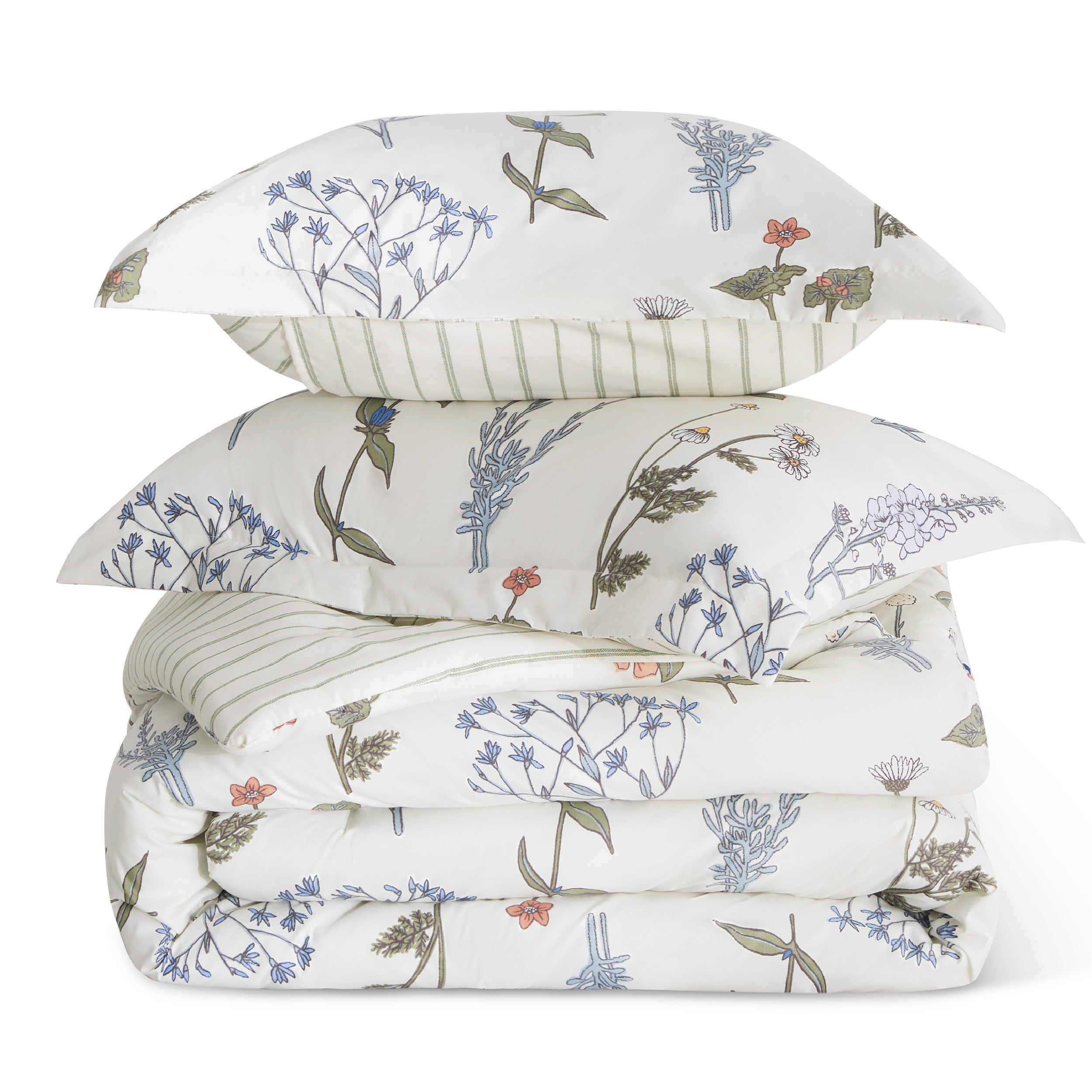 Retro Botanical Comforter Set
