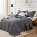 Bedsure Geometric Soft Ultrasonic Quilt Set