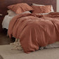 Cotton Linen Hybrid Duvet Cover Set