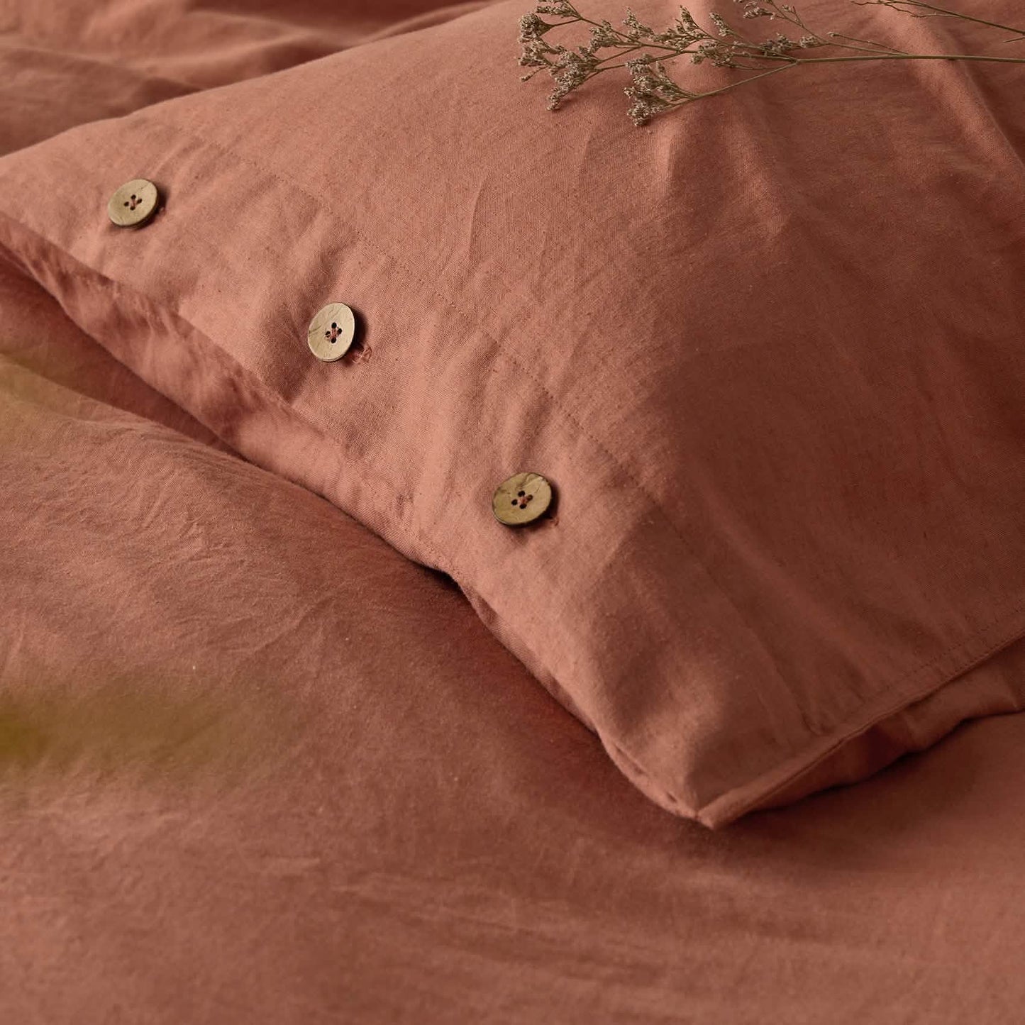 Cotton Linen Hybrid Duvet Cover Set