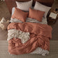 Cotton Linen Hybrid Duvet Cover Set