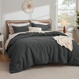 Cotton Waffle Weave Comforter Set