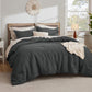 Cotton Waffle Weave Comforter Set