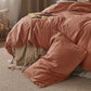 Cotton Linen Hybrid Duvet Cover Set