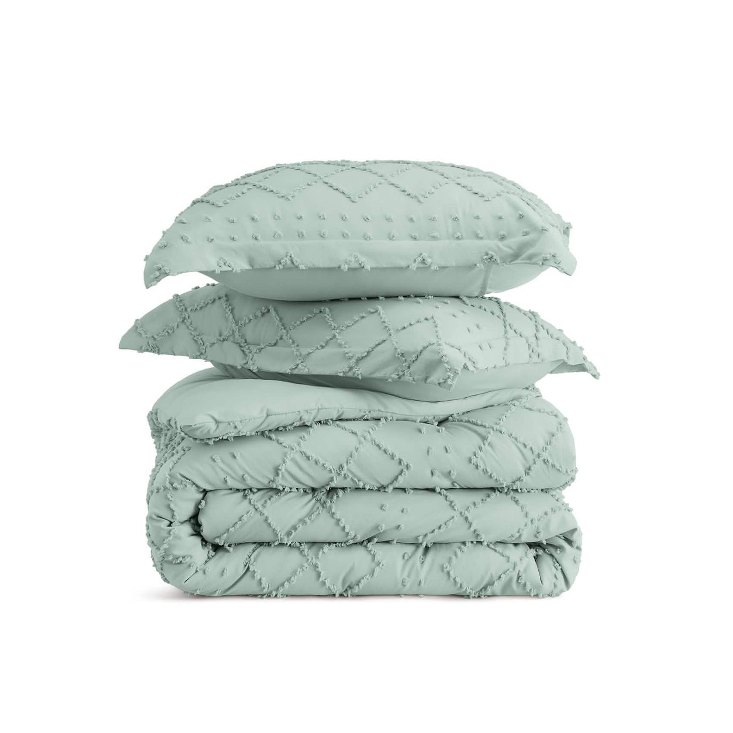 Tufted Embroidery Comforter Set