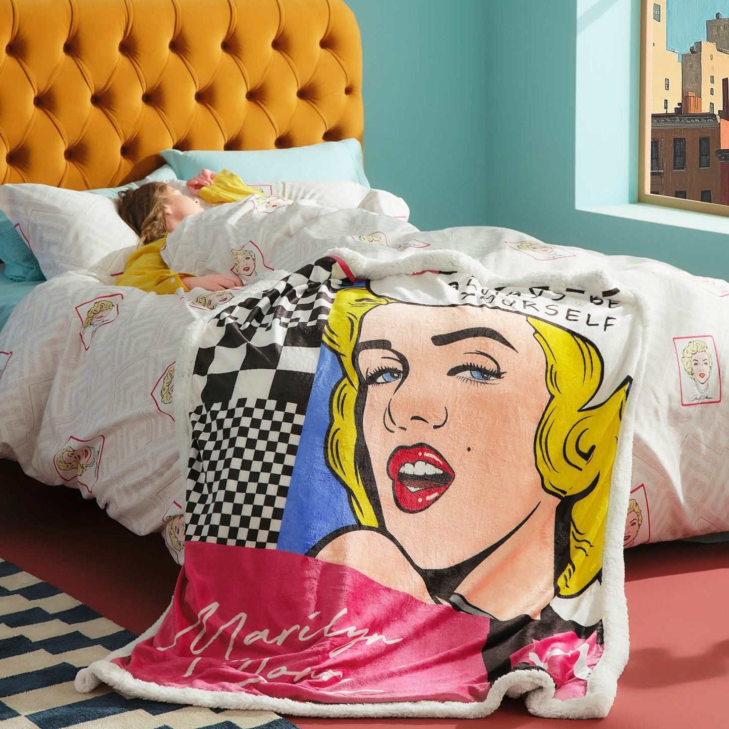 Marilyn Monroe™ Sherpa Blanket