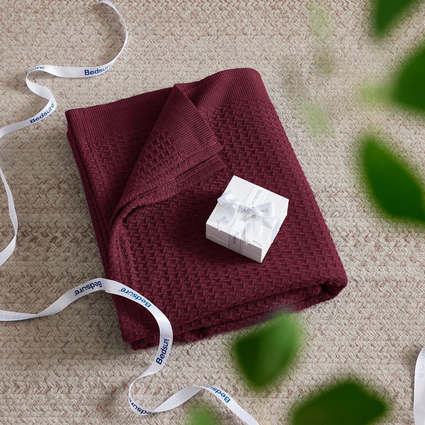 GentleSoft™ Cotton Waffle Weave Blanket