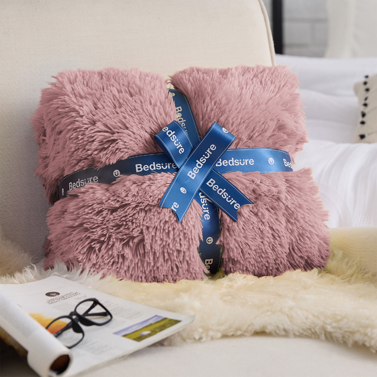 GentleSoft® Fuzzy Faux Fur Blanket