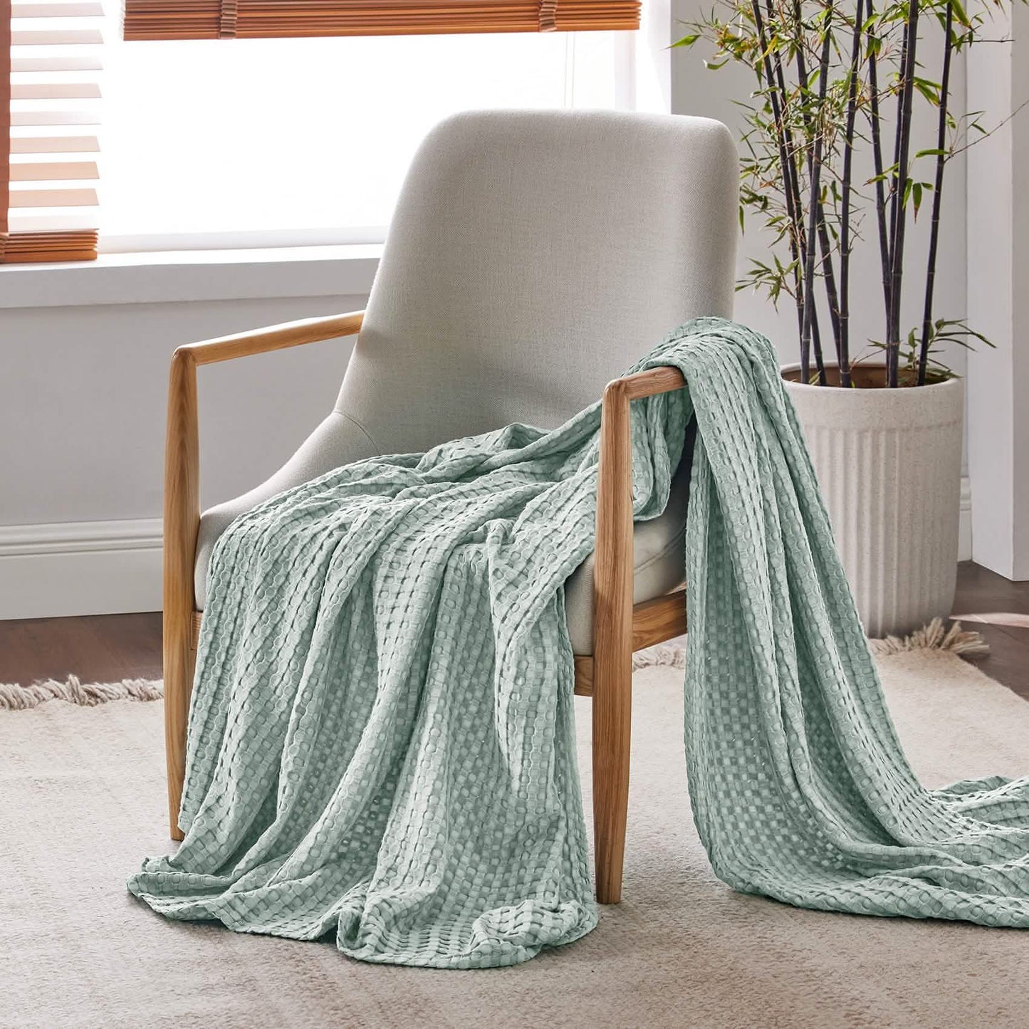 Cooling Waffle Blanket