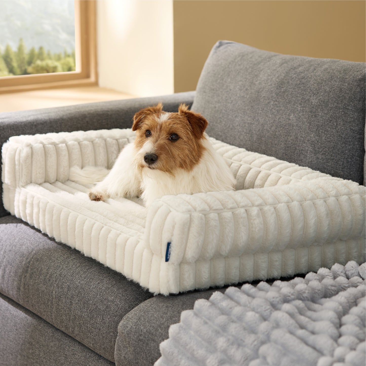 Corduroy Fleece Pet Sofa