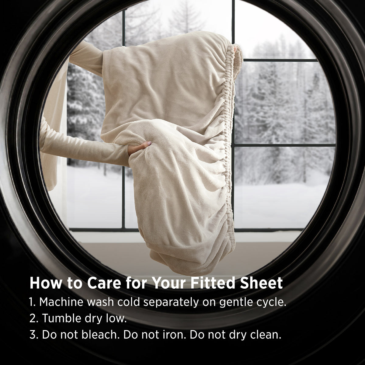 220 GSM Anti-Static Flannel Fitted Sheet
