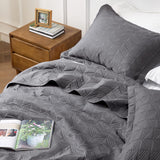 Bedsure Geometric Soft Ultrasonic Quilt Set