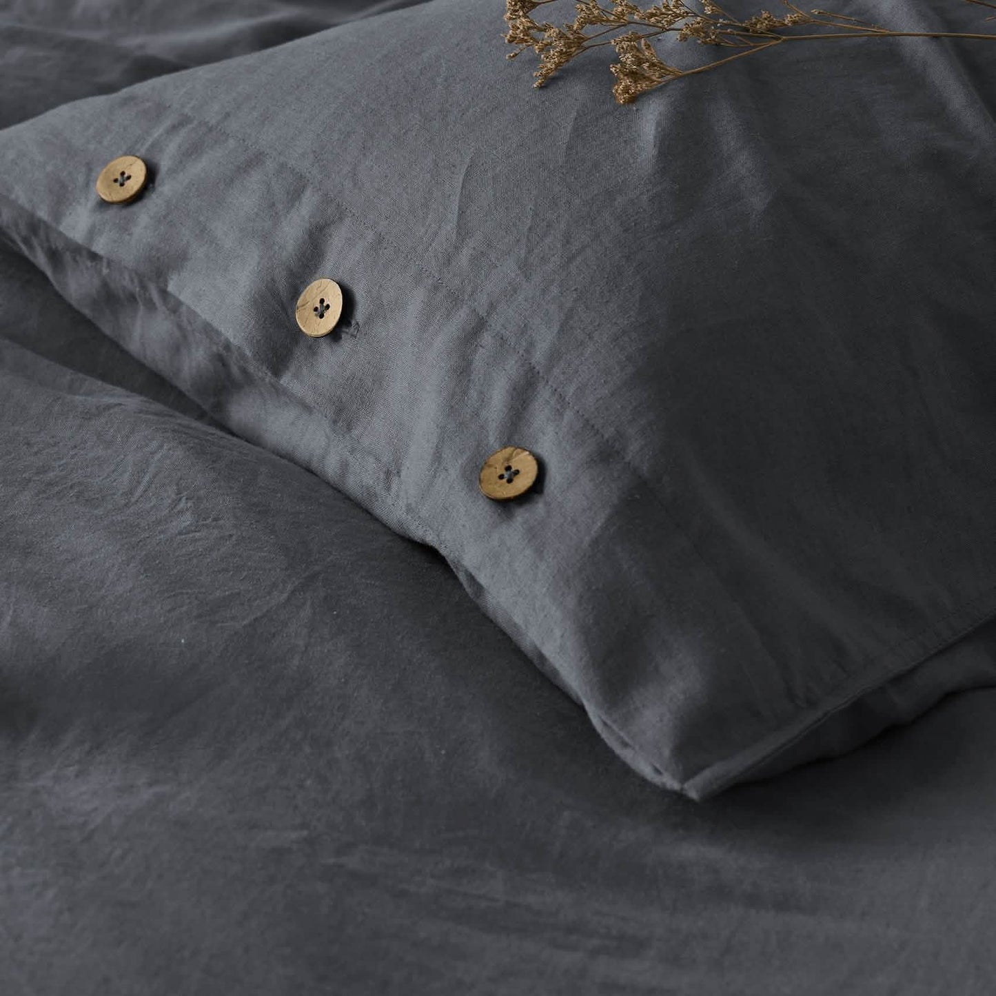 Cotton Linen Hybrid Duvet Cover Set
