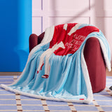 Marilyn Monroe™ Sherpa Blanket Dancing Blue