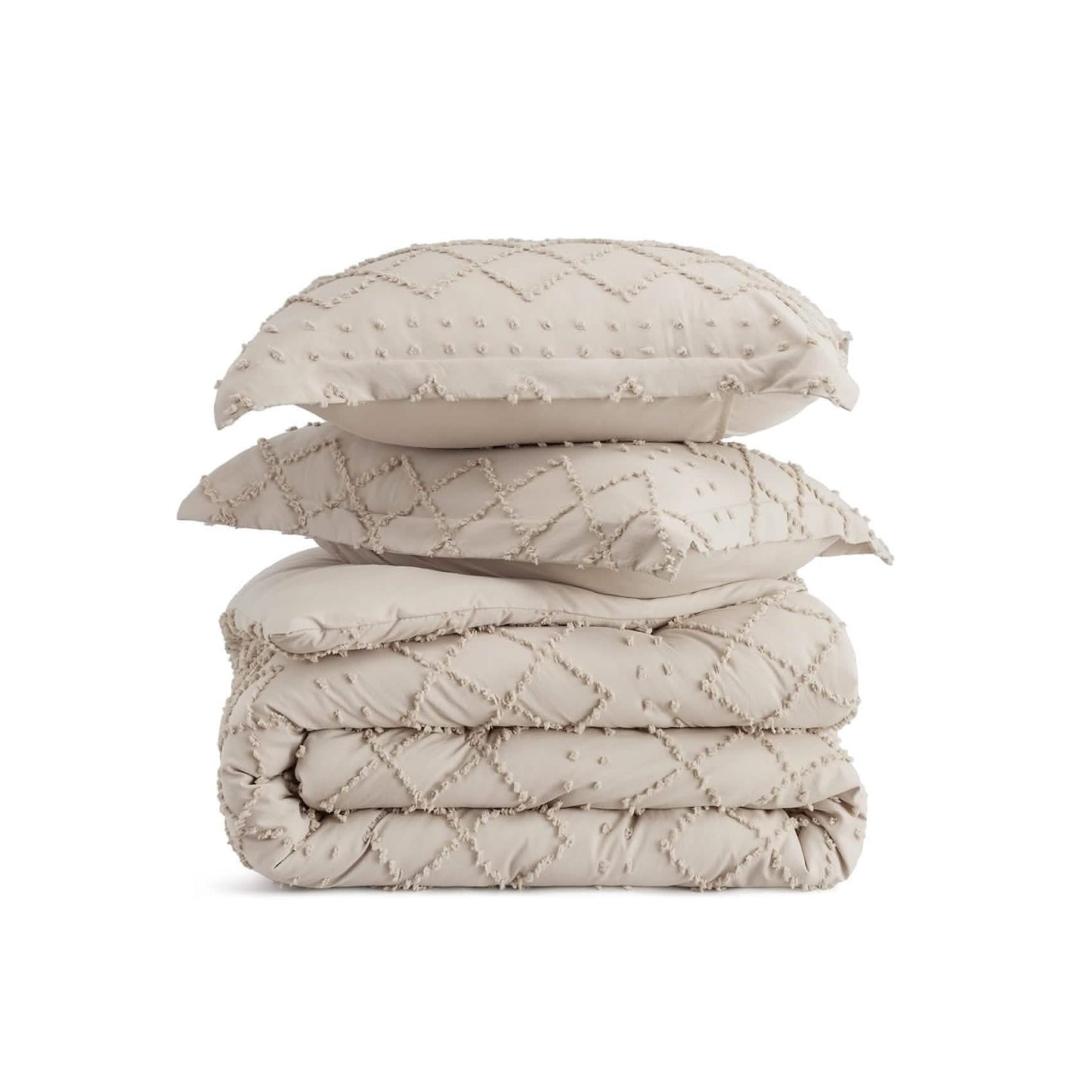 Tufted Embroidery Comforter Set