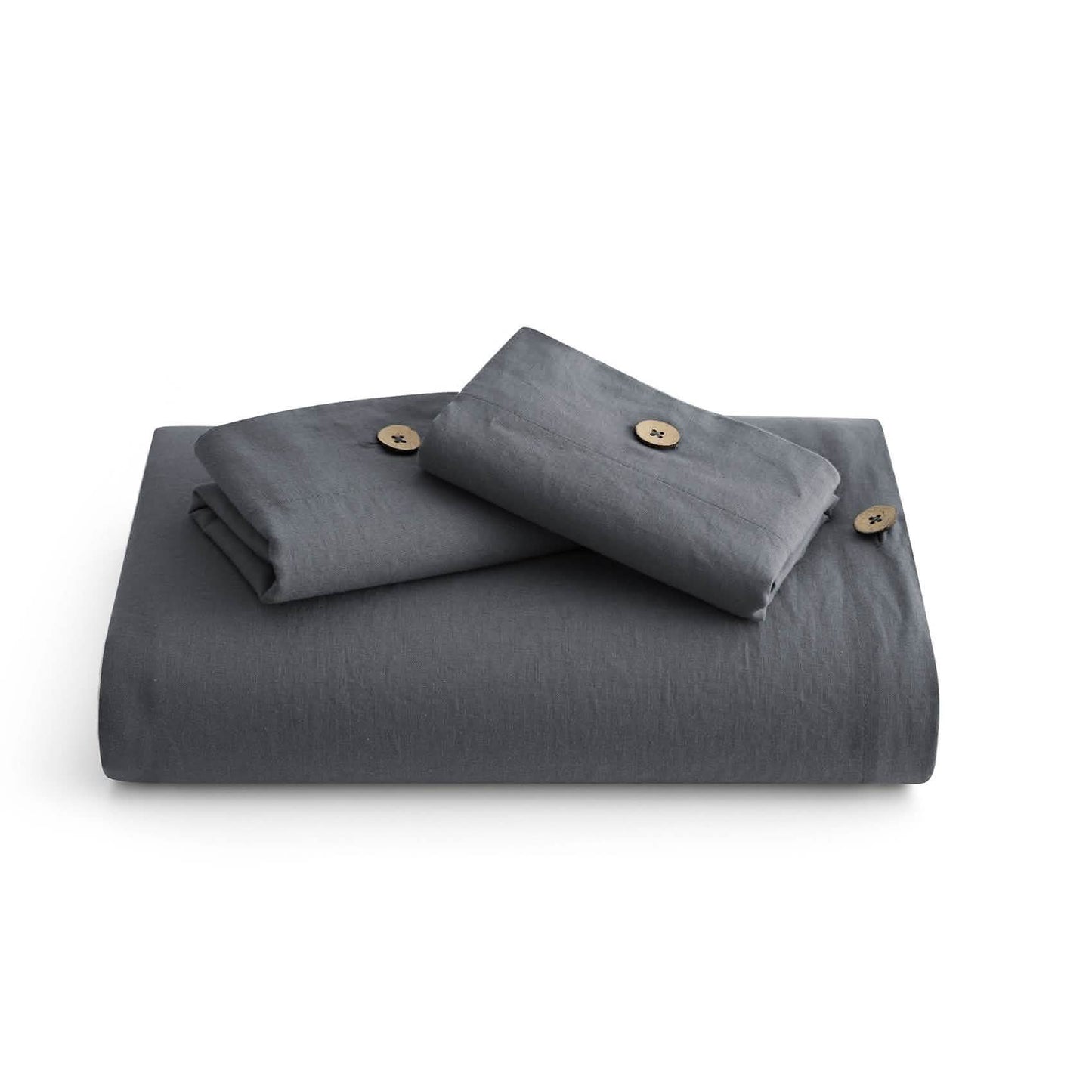 Cotton Linen Hybrid Duvet Cover Set
