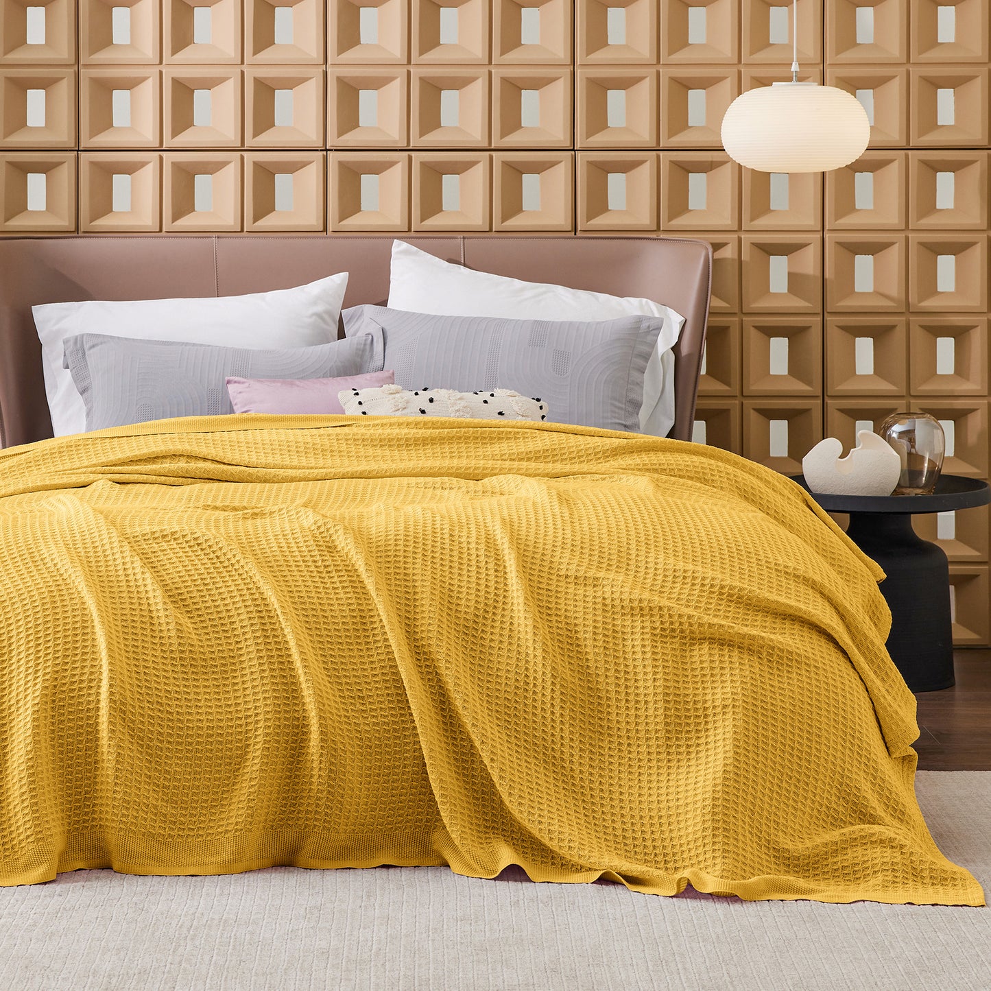 GentleSoft™ Cotton Waffle Weave Blanket