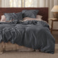 Cotton Linen Hybrid Duvet Cover Set