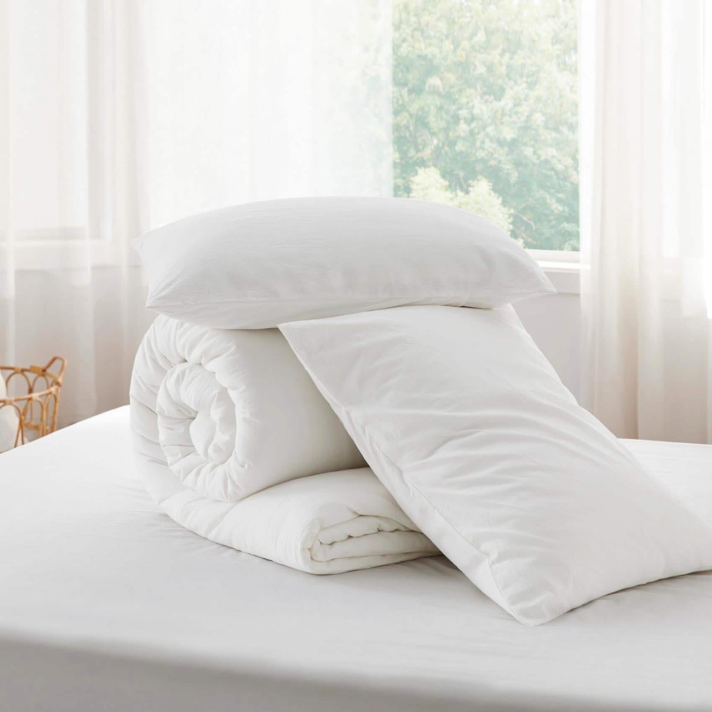 Prewashed Cotton Comforter Set