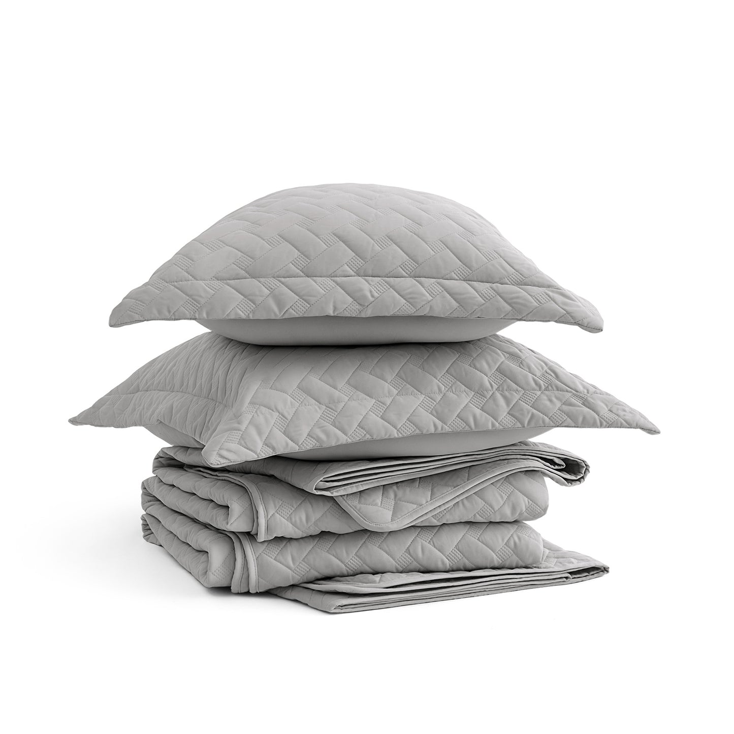 GentleSoft™ Basket-weave Quilt Set