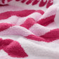 Marilyn Monroe™Feather Yarn Knitted Blanket Retro Pink