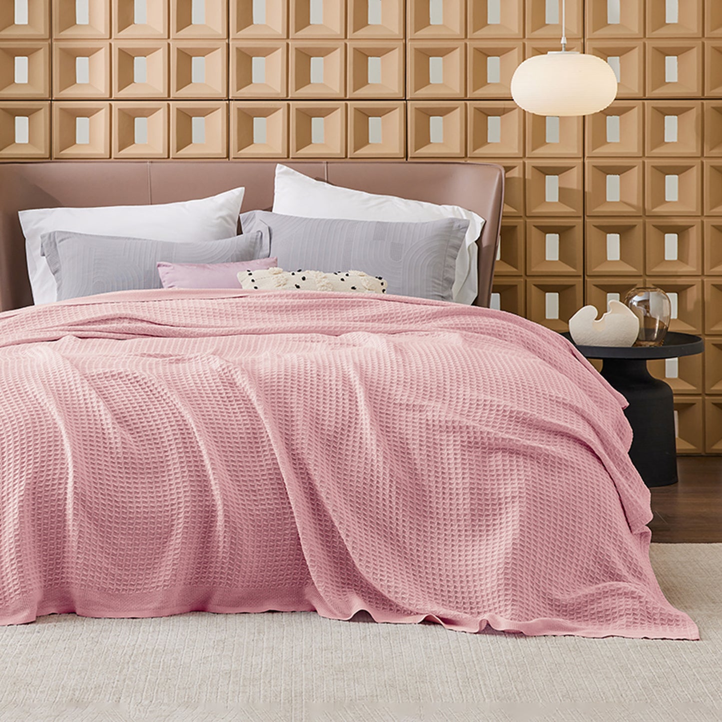 GentleSoft™ Cotton Waffle Weave Blanket