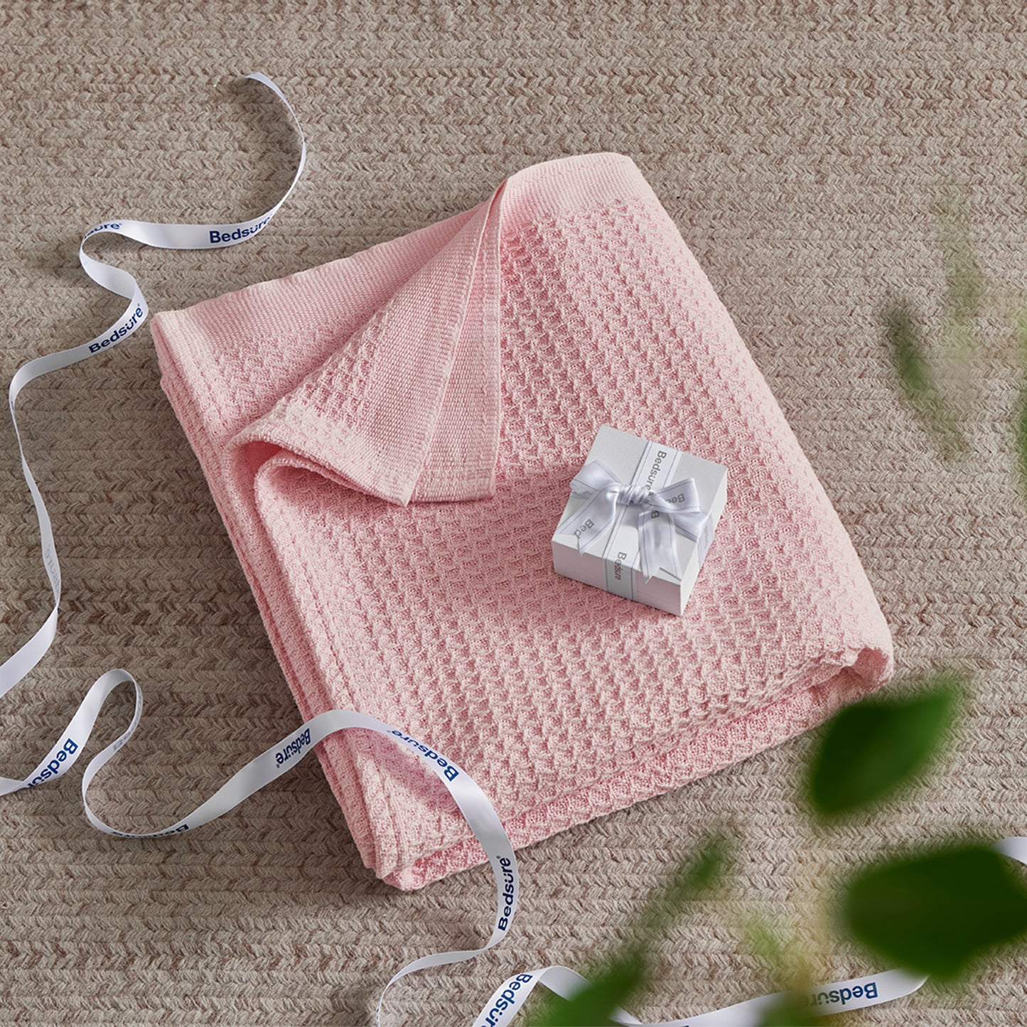 GentleSoft™ Cotton Waffle Weave Blanket