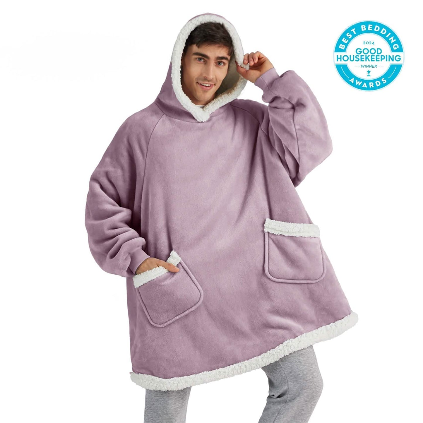 Sherpa Fleece Wearable Blanket