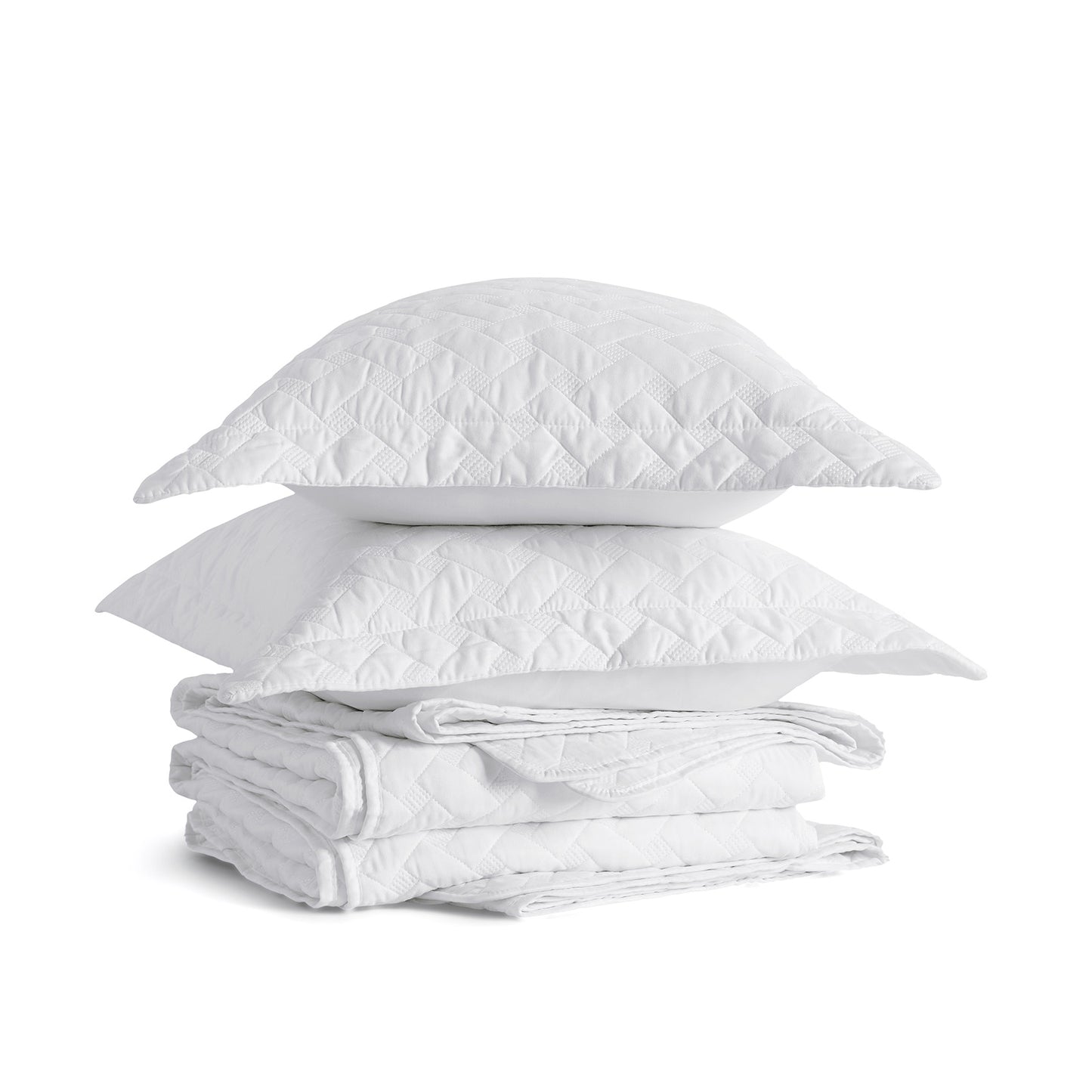 GentleSoft™ Basket-weave Quilt Set