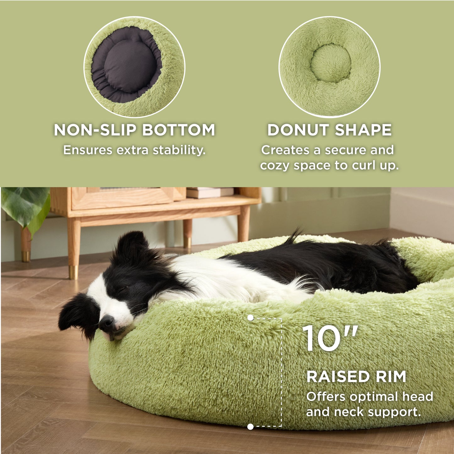 Calming Donut Bed for Dogs and Cats