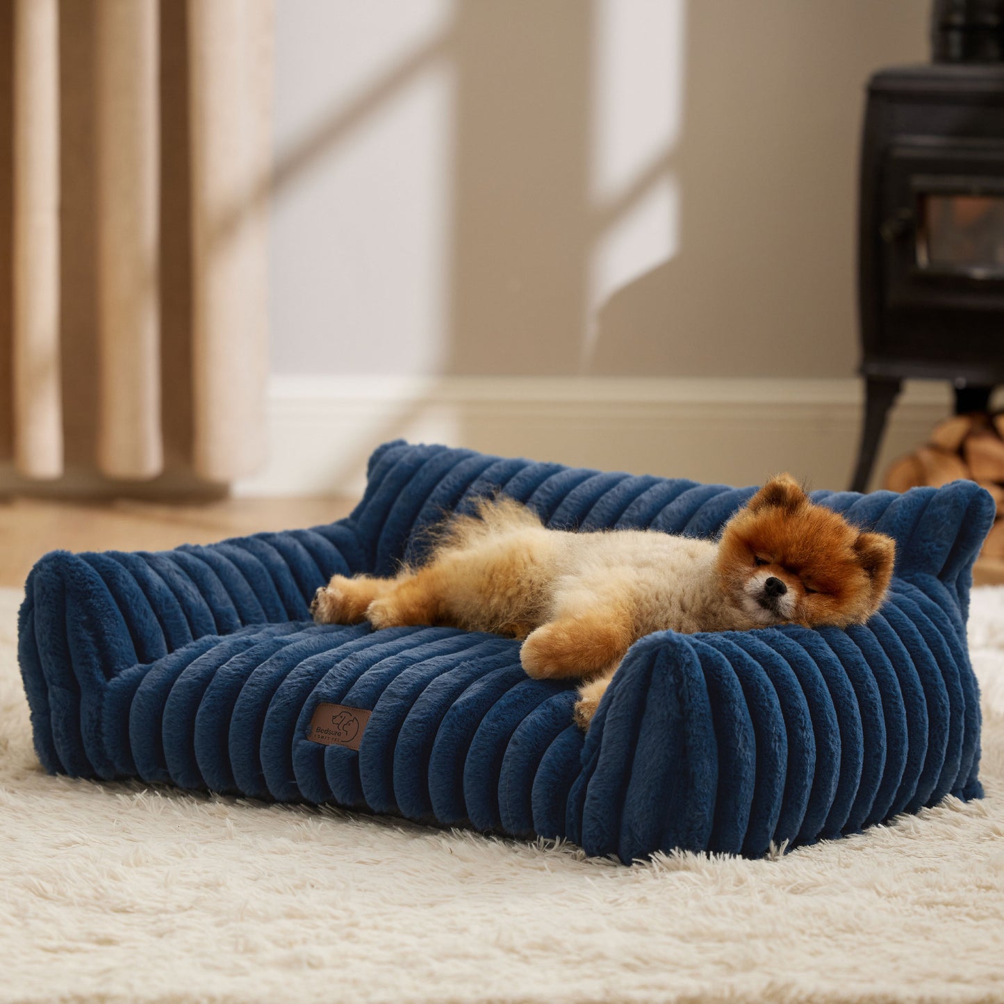 Corduroy Fleece Cat Couch