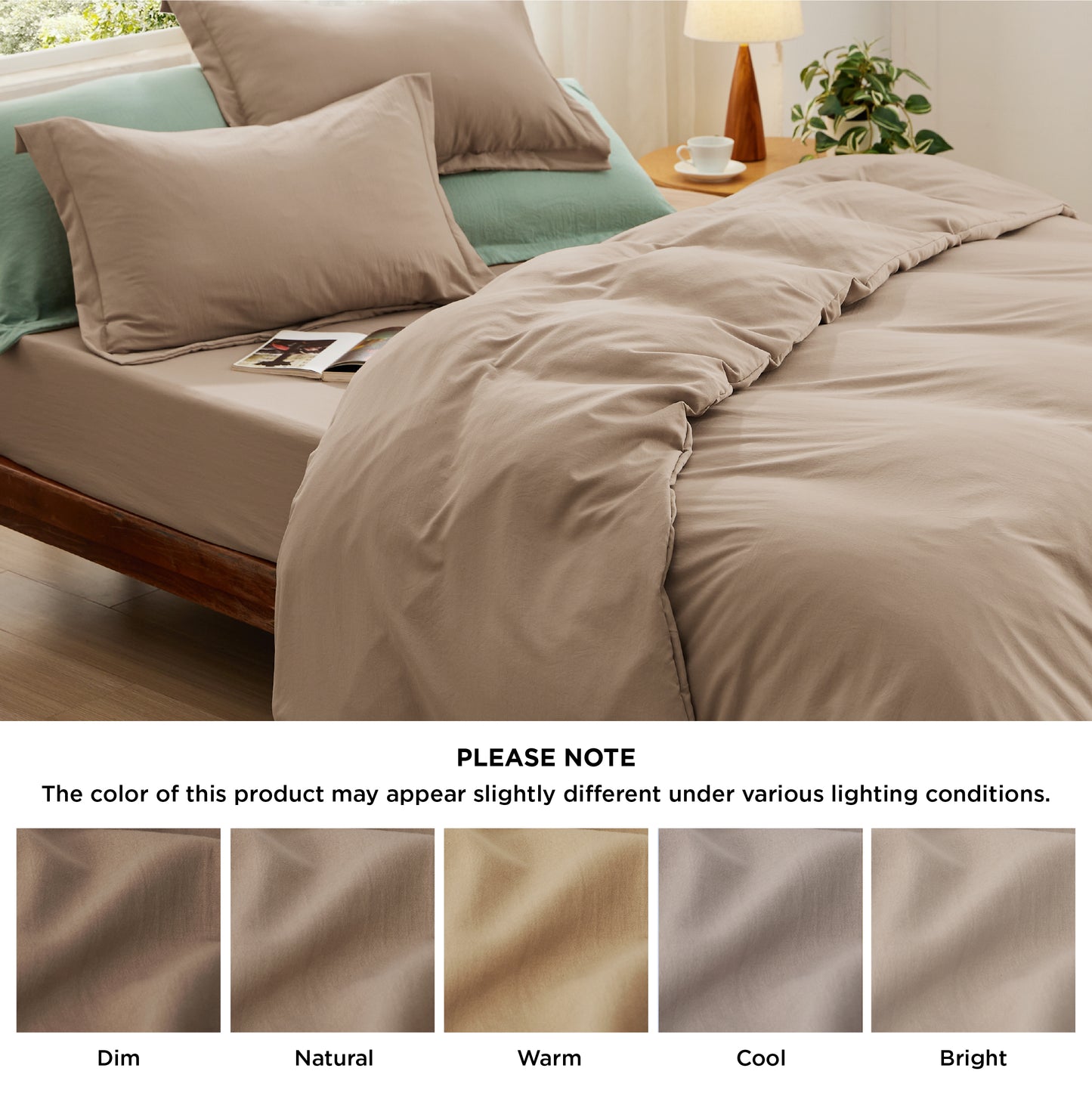 Prewashed Microfiber Duvet Cover Set
