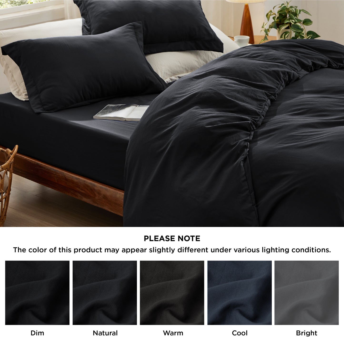 Prewashed Microfiber Duvet Cover Set