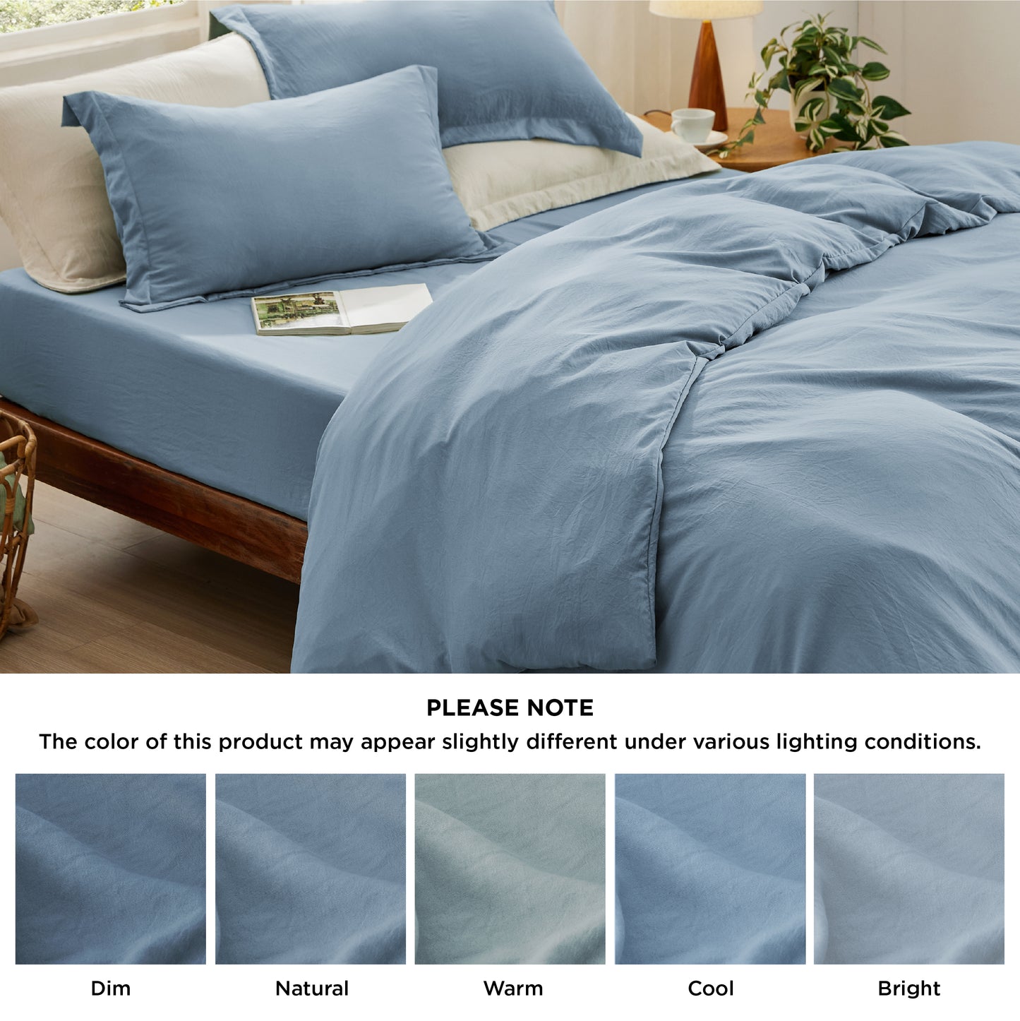 Prewashed Microfiber Duvet Cover Set