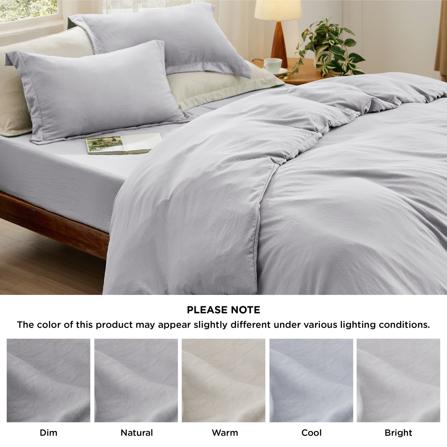 Prewashed Microfiber Duvet Cover Set
