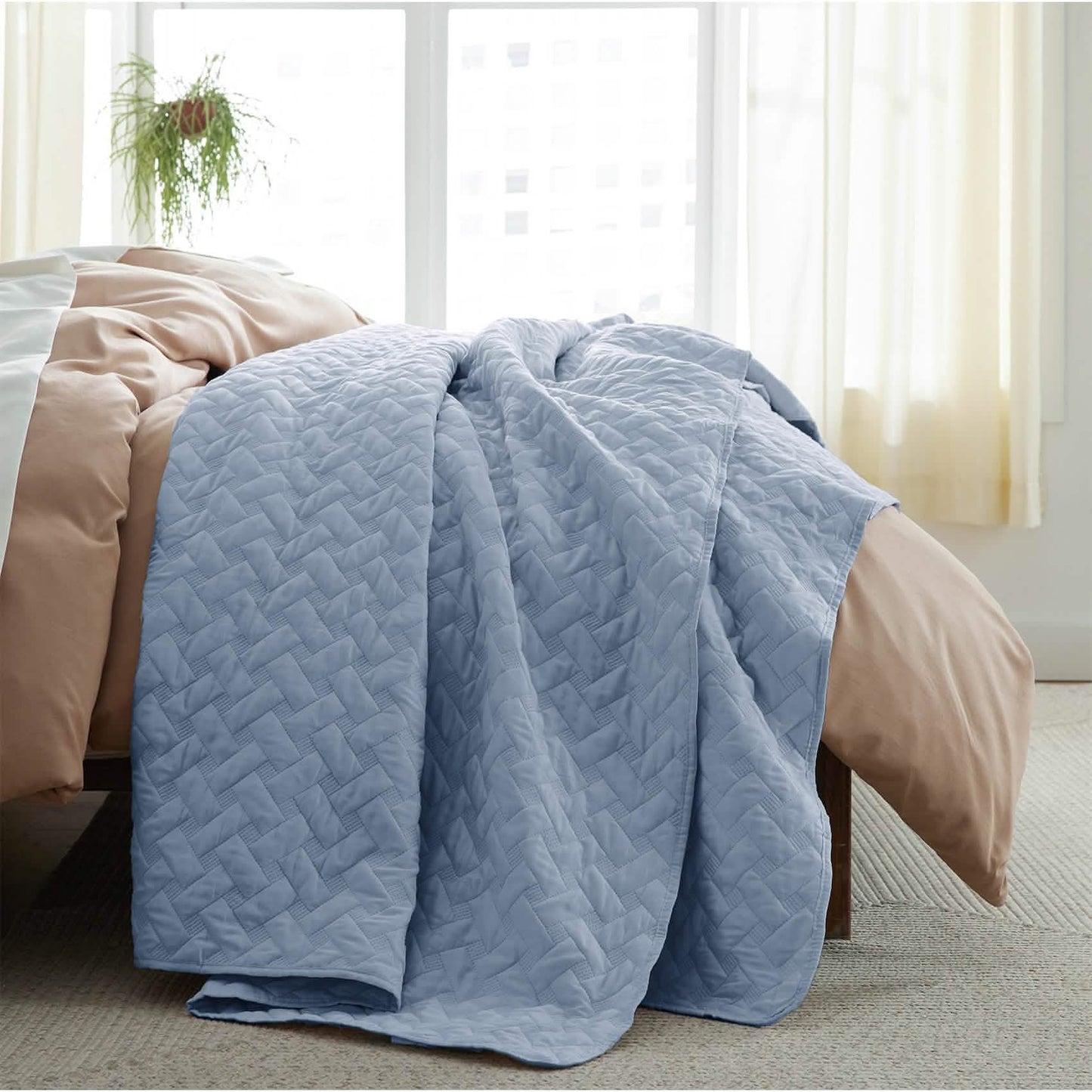 Basket-weave Quilt Set
