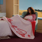 Marilyn Monroe™Feather Yarn Knitted Blanket Signature