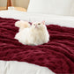 GentleSoft™ Jacquard Shaggy Sherpa Blanket