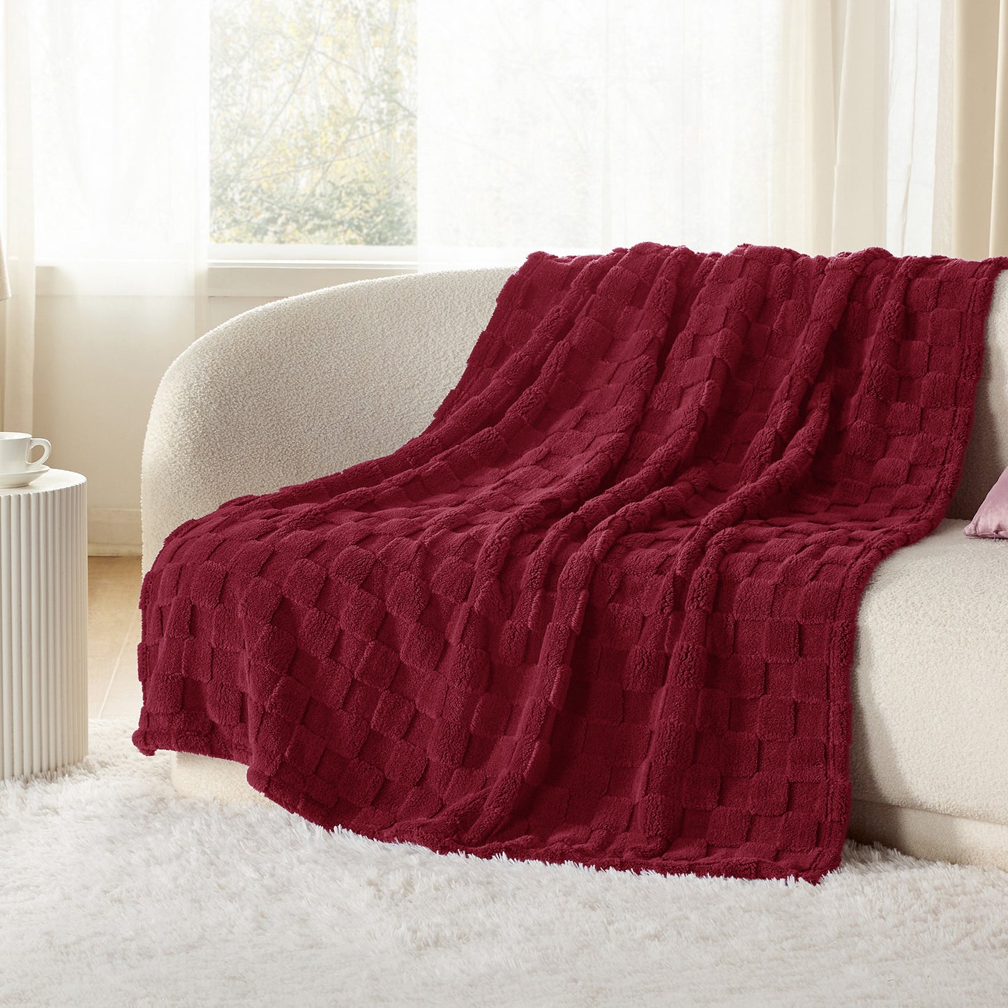 GentleSoft™ Jacquard Shaggy Sherpa Blanket